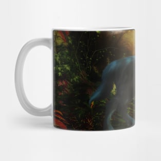 Awesome dark wolf in the night Mug